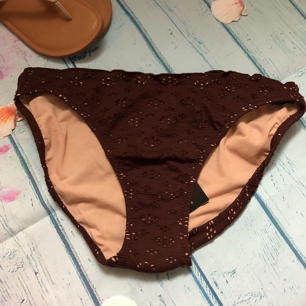 NEWPORT NEWS Crocheted Brown Bikini (NWT)